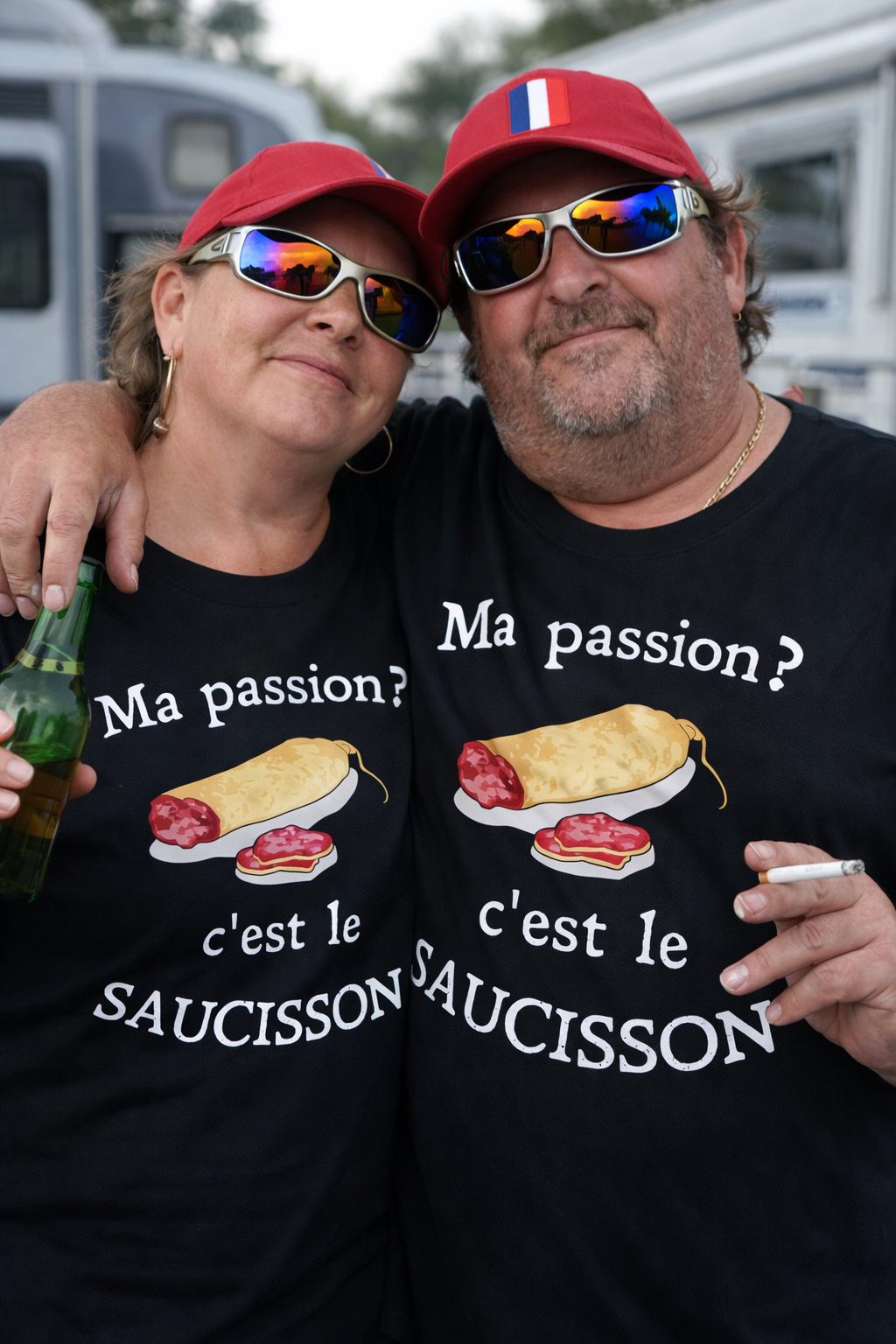 TEE-SHIRT "Ma passion c'est le saucisson"